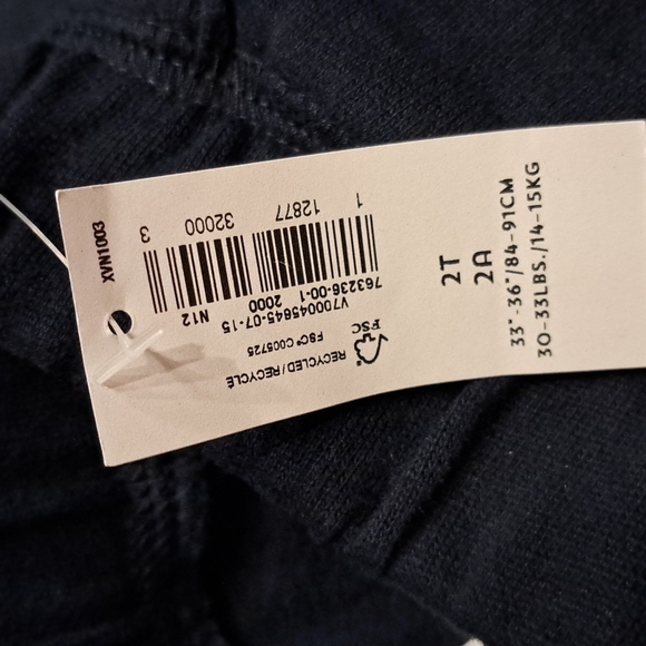 Old Navy blue boys 2T joggers New - Picture 6 of 7